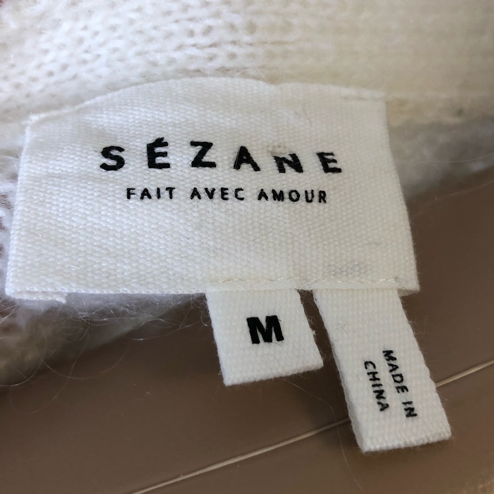 Sezane Dereck Cardigan Mohair Size M - Picture 2 of 6